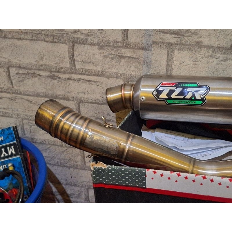 knalpot CB150R leheran wrx + slincer tlr