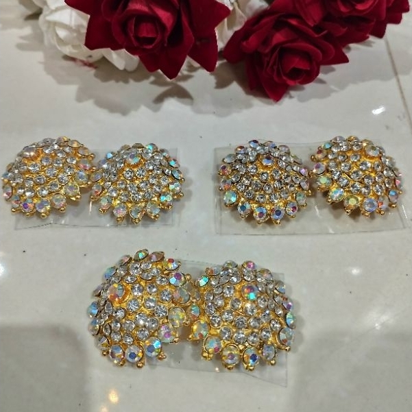 Anting/giwang pengantin jumbo 1301