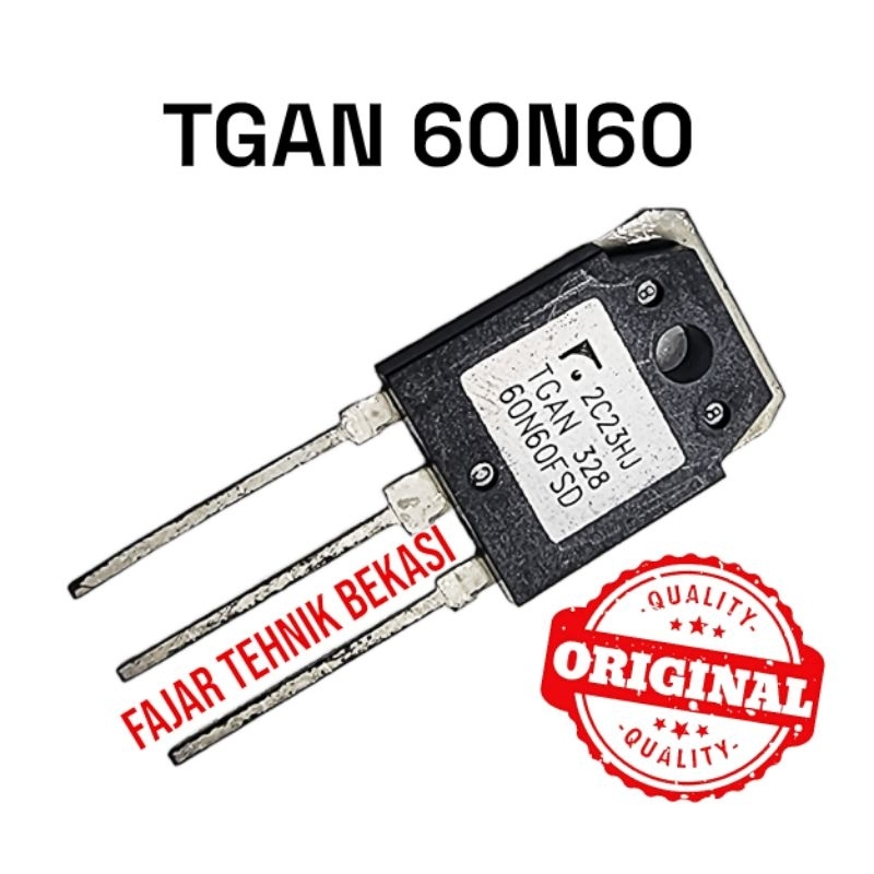 MOSFET IGBT TGAN60N60F - TGAN 60N60F - TGAN60N60 - 60N60 ORIGINAL FET MESIN LAS