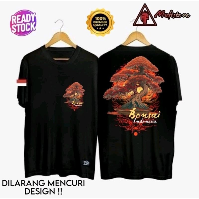 KAOS BONSAI INDONESIA//KAOS PECINTA BONSAI//KAOS KOMUNITAS BONSAI