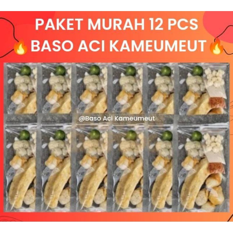 

Baso Bakso boci instan kameumeut komplit paket 12 pcs Lebih Murah