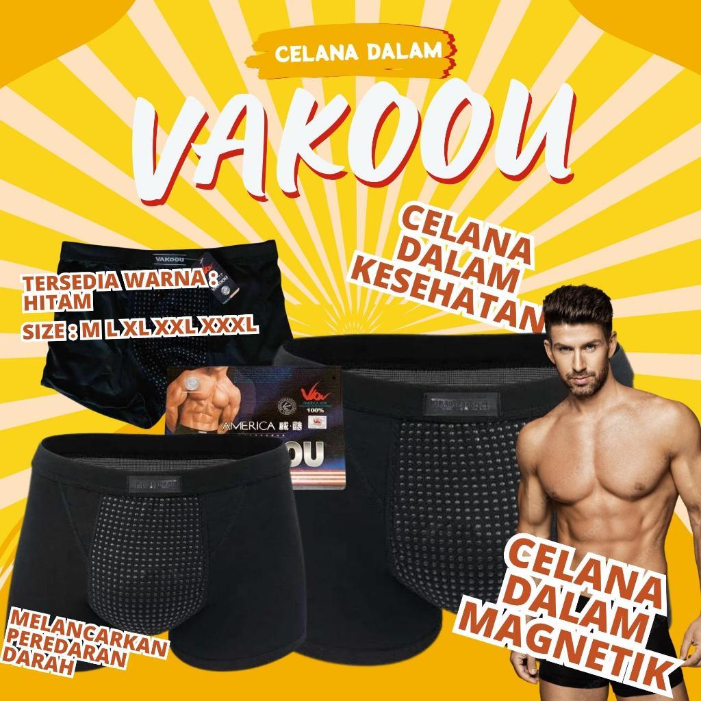Celana Dalam Pria CD Magnetic Terapi Keperkasaan Boxer Magnetik  Celana Dalam Terapi Kesehatan Pria 
