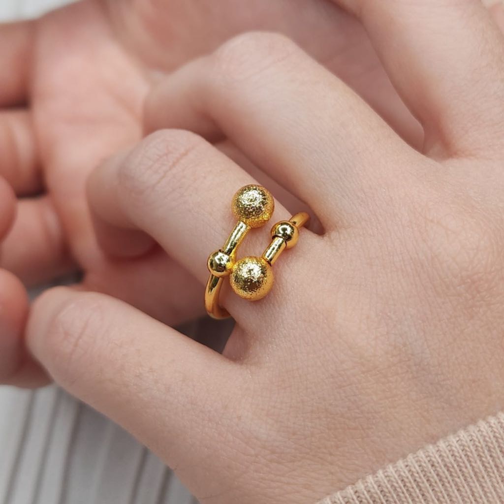 Cincin Boba Cincin Dewasa Emas Muda 1 Gram