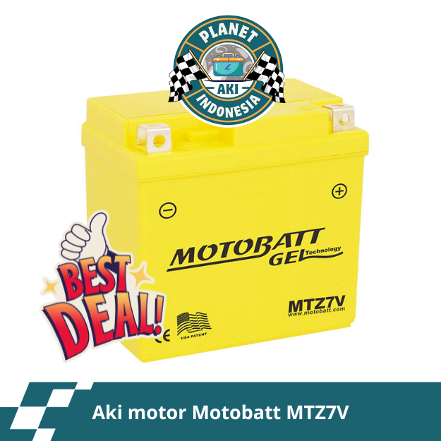 Aki Motor Yamaha Nmax Lexi Aerox Freego MTZ7V Motobatt Aki Kering Gel Ori Original