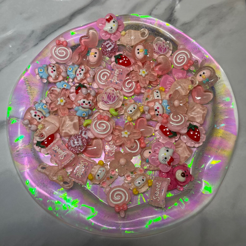 [isi 22] resin clay karakter grosir stiker 3D timbul