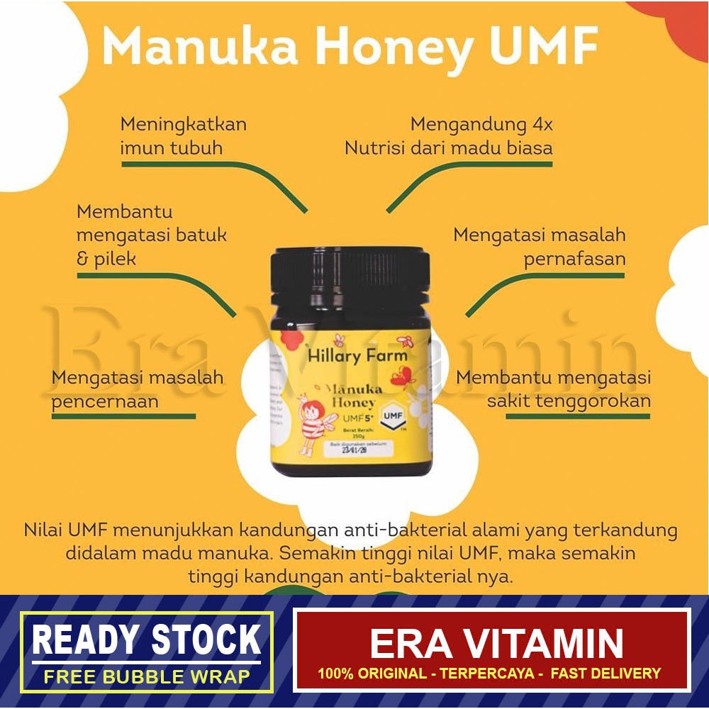 

QH Hillary Farm Manuka Honey 250gr - madu manuka anak