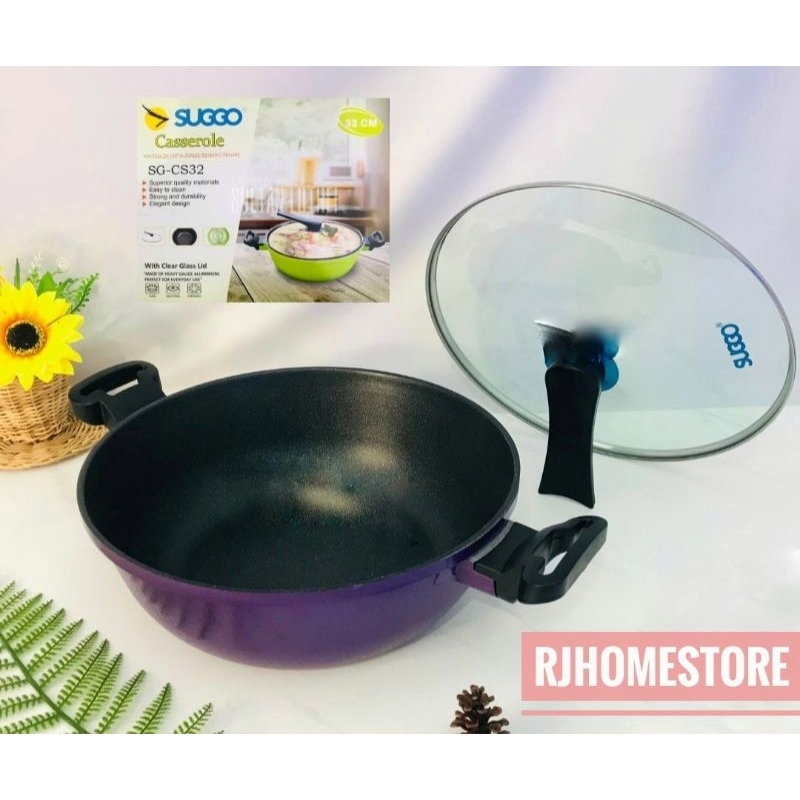 Casserole 32 Cm Suggo SG-CS32 / panci dengan tutup / panci suggo murah