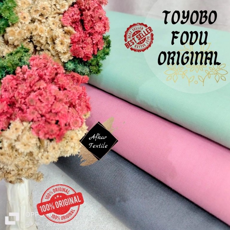 Disc TrxJj8J3 TERLARIS KAIN KATUN TOYOBO FODU TOMPSON ASLI  1 Original Import  Tidak Jual KW  Garans