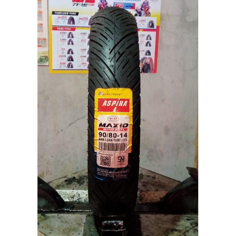 Ban Aspira Maxio SPR40 90/80-14 Tubeless