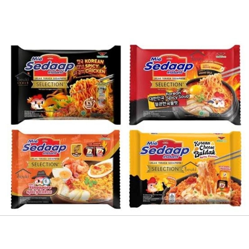 

SEDAAP MIE INSTANT CELLECTION 5 x 83 gr