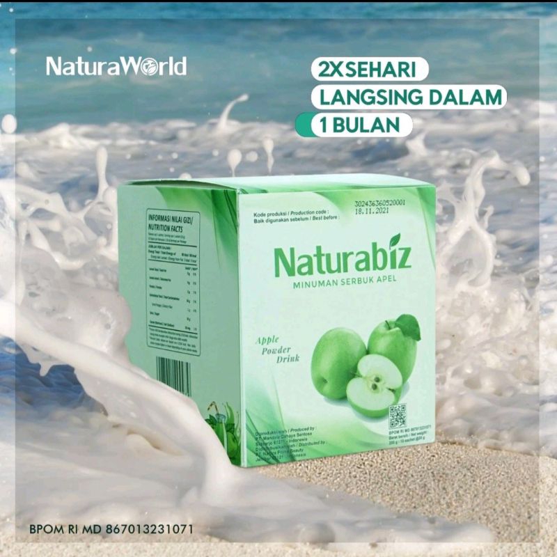 

Naturabiz Minuman Serbuk Rasa Apel