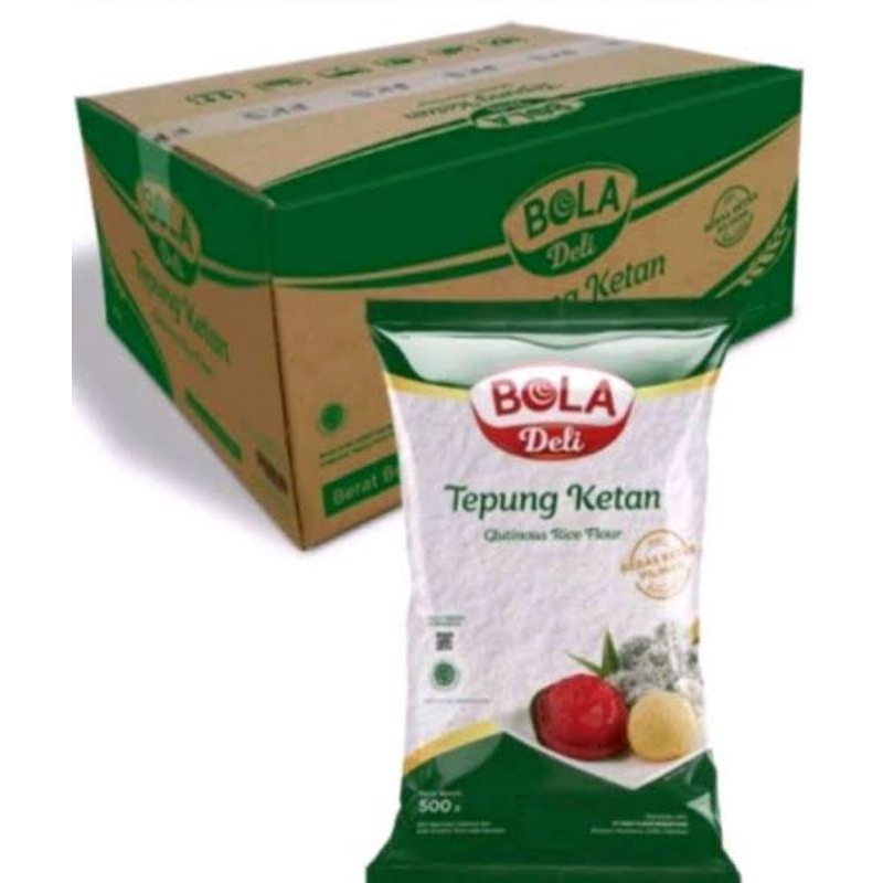 

tepung ketan bola deli 500 gr karton (20x500gr)