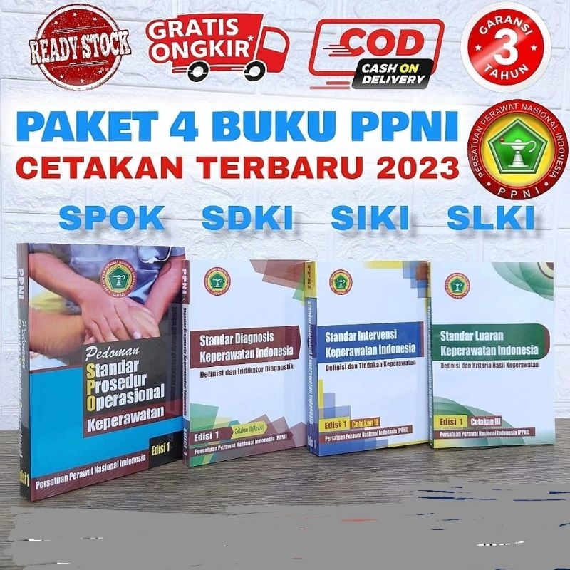 paket 4 Buku Panduan SPOK Keperawatan PPNI Keperawatan SDKI Keperawatan SDKI Keperawatan SLKI Terlen