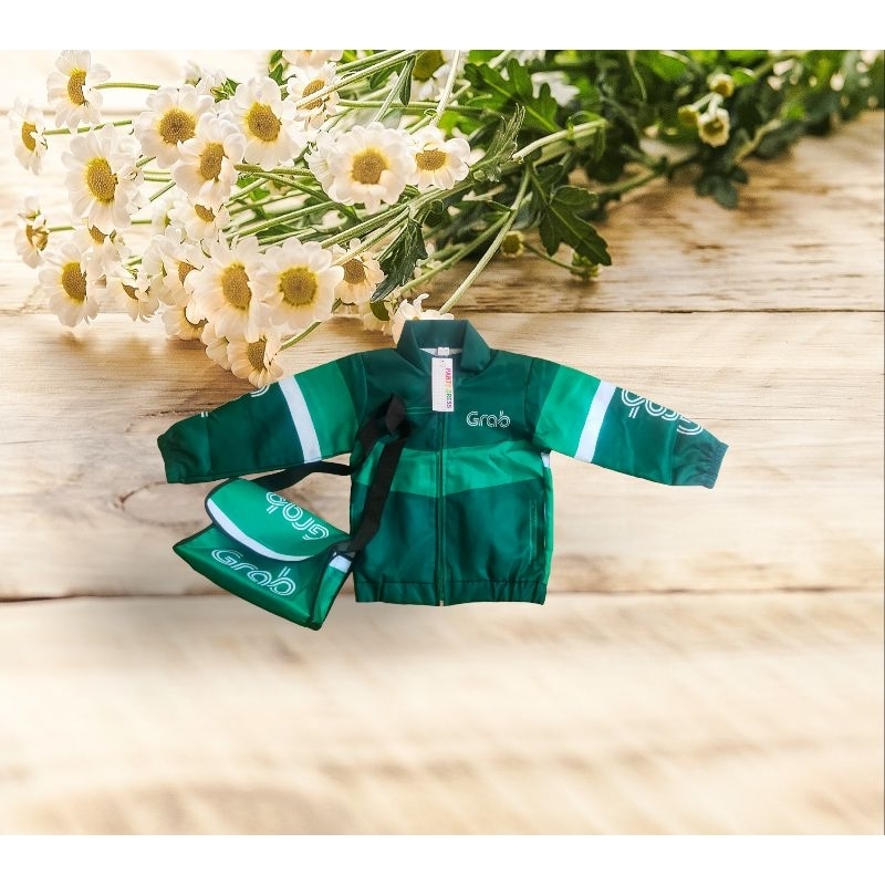 JAKET GRAB THAILAND FOR KIDS UMUR 3-4TAHUN