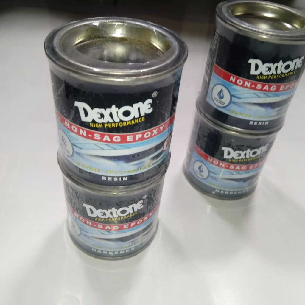 LEM EPOXI EPOXSI LEM KAPAL EPOXY RESIN HARDENER BOCOR AIR 2 KOMPONEN - DEXTONE NON SAG UNTUK TANGKI 