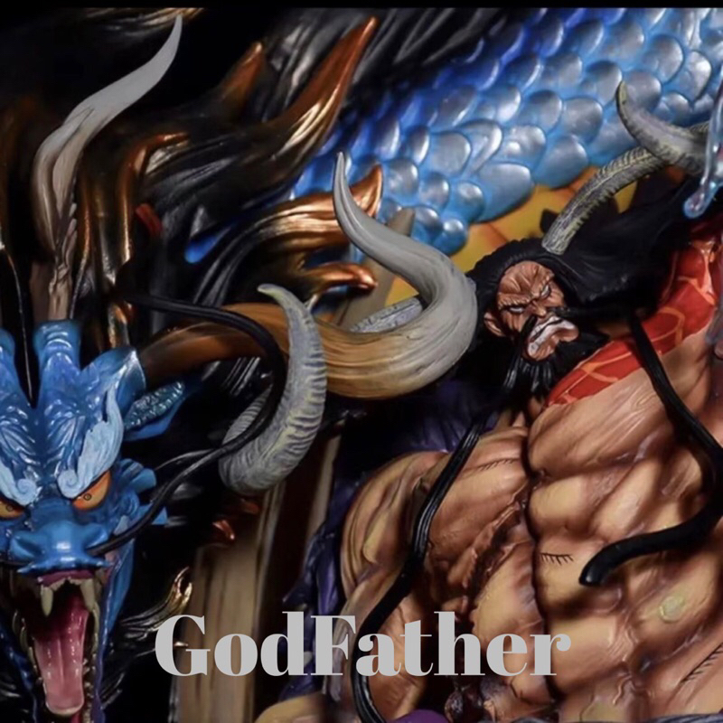 Action figure patung one piece Yonko Kaido