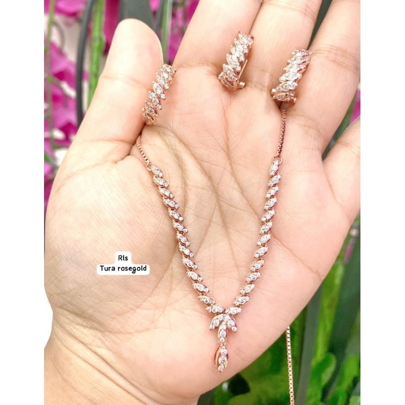 Set Berlian model Tura Padi, awet, elegant