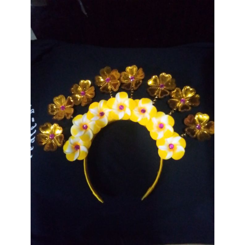 bando tari bunga Kamboja Bali/hiasan kepala bali