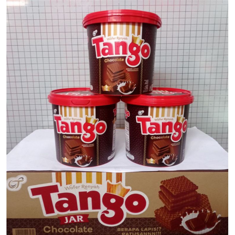 

Tanggo Wafer Jar 240g 2 varian rasa coklat dan vanilla exp 2026