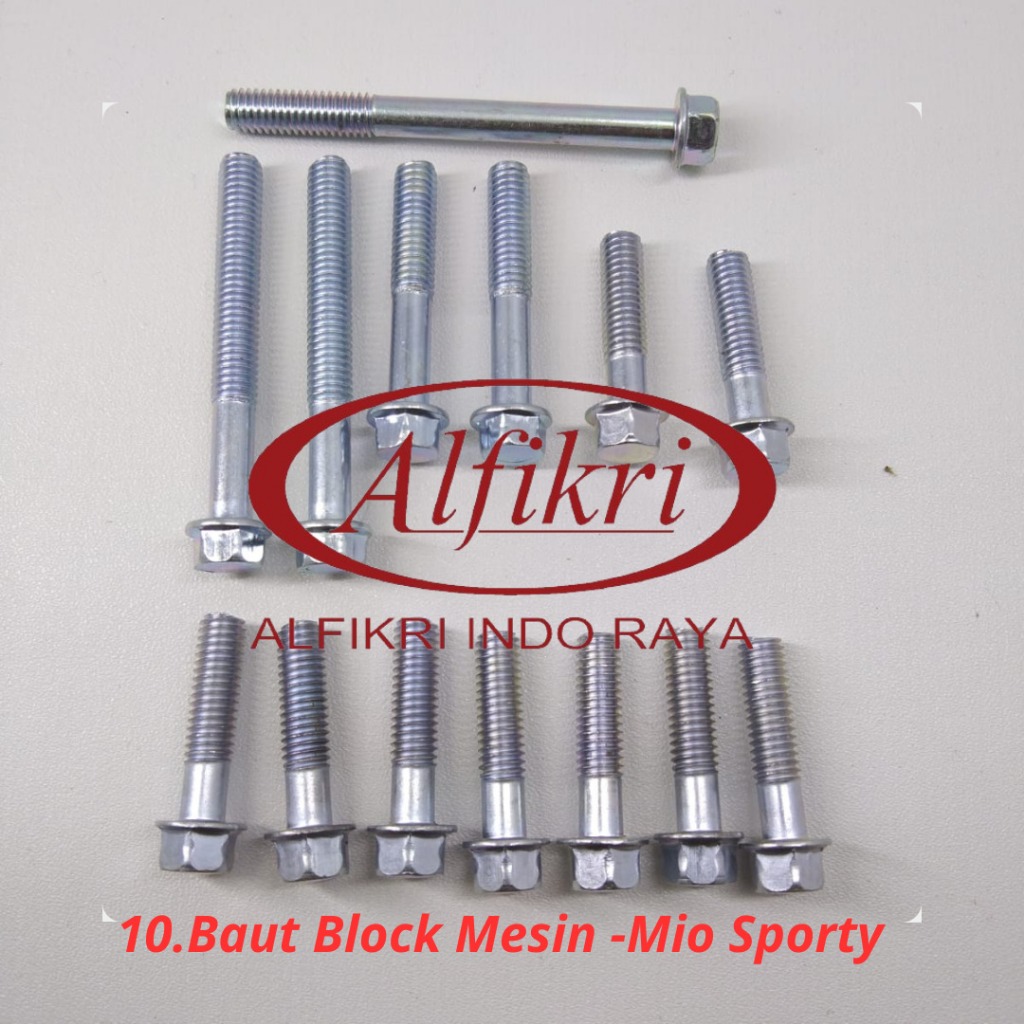 7-10 CVT Mio Sporty 1Set / Baud Cover CVT Mio Sporty 1Set / Baut Baud CVT Yamaha Mio Sporty 1Set