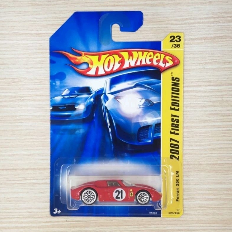 hotwheels ferrari 250 lm -merah