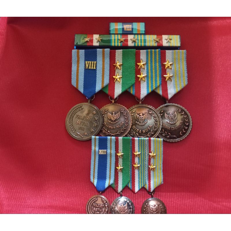 SATYA LENCANA PDH DAN PDU TNI ( 8 + DHARMA NUSA + WIRA NUSA + WIRA DHARMA)