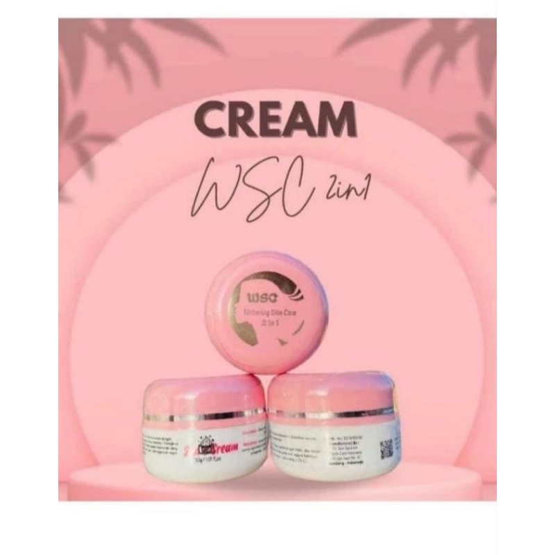 WSC Cream 2in1  Original  Kemasan New
