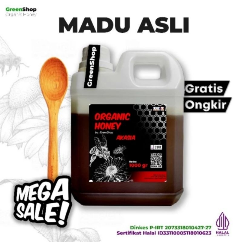 

Madu Murni Nektar Bunga Akasia Carva (1 kg) 100% Raw Honey ORGANIC