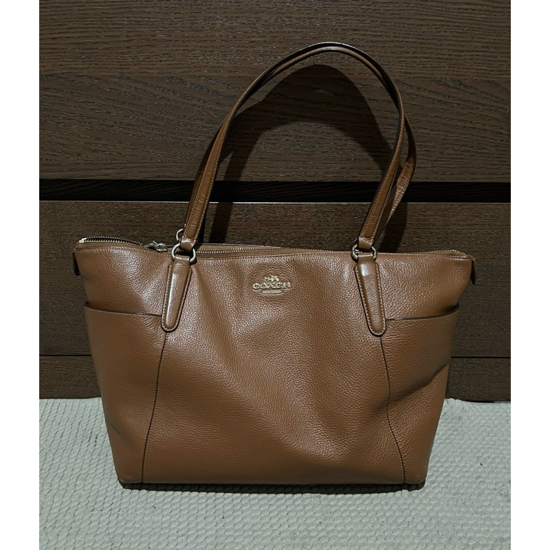 Preloved Tas Coach Tote Bag Warna Coklat