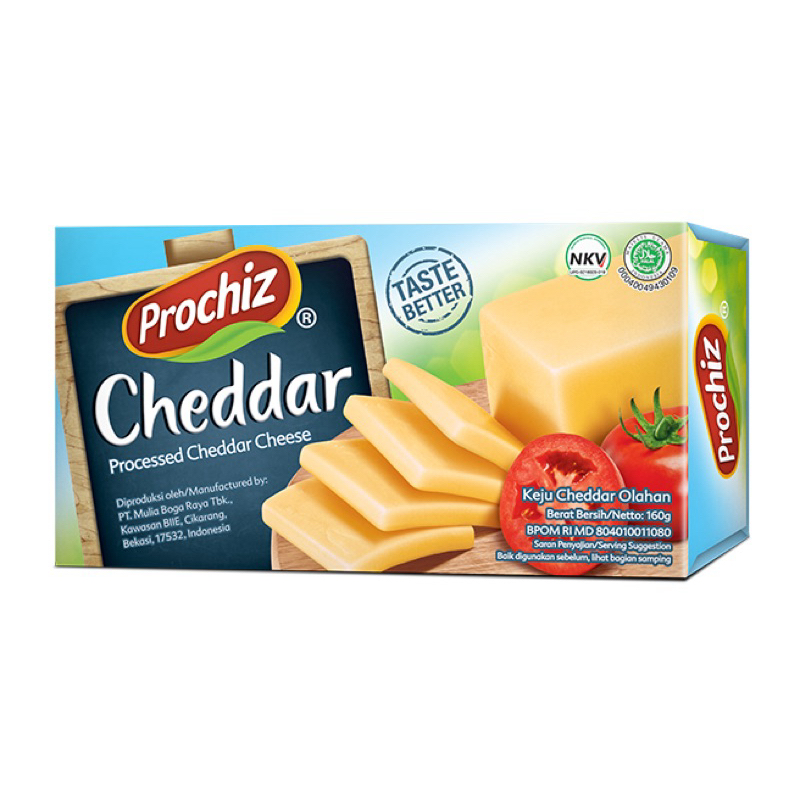 

Prochiz Cheddar Cheese Premium 160 Gram