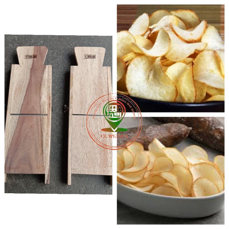 Parut Kripik singkong kayu Sono Keling / parut kripik / parut singkong / parut bawang