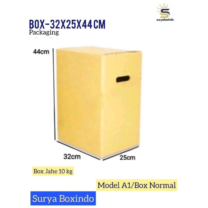 

Box JAHE 10 Kg 32x25x24 cm Double Wall/Packing/Kemasanproduck/Kardus
