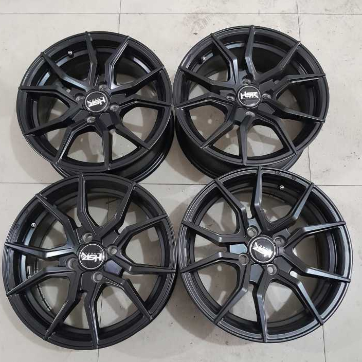 VELG MOBIL BEKAS SEKEN HSR VITAL  RING 15 LEBAR 65 PCD 4X100 ET 40 VELG UNTUK AGYA AYLA SIGRA BRIO D