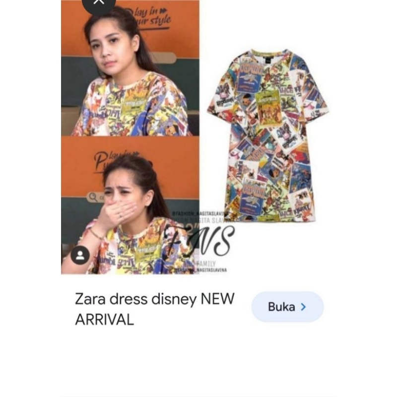 Zara disney dress