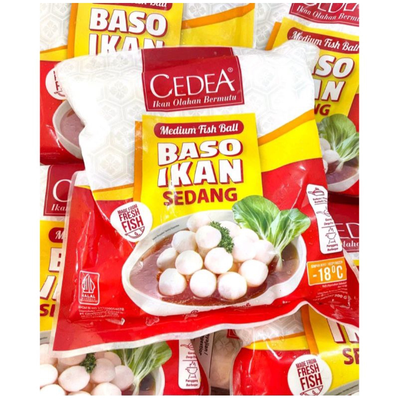 

Cedea Baso Ikan Sedang 500gr / Bakso / Medium Fish Ball