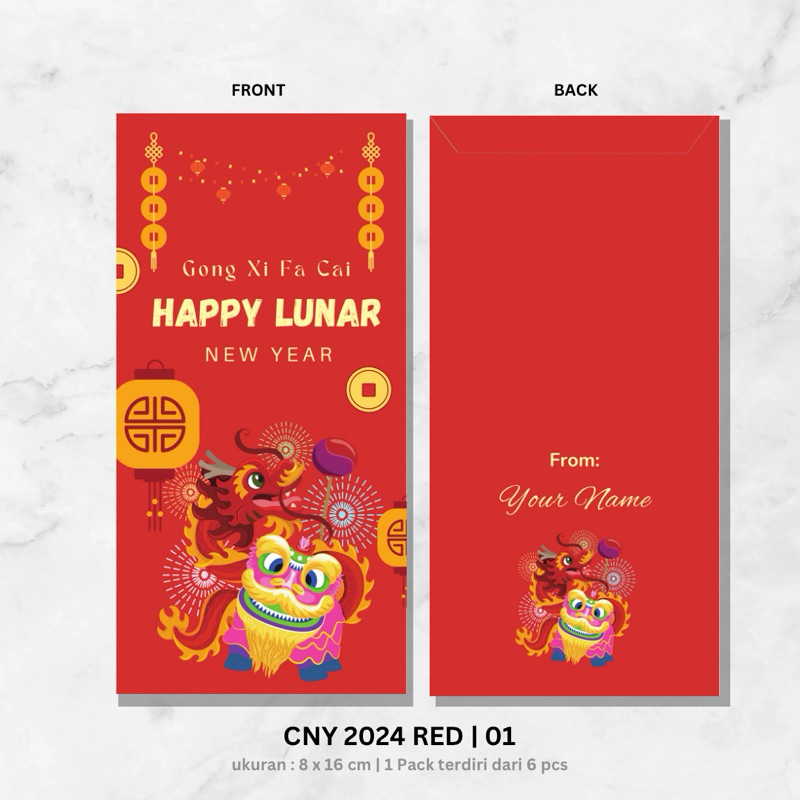 

ANGPAO HONGBAO IMLEK SINCIA BISA CUSTOM NAMA PEMBERI