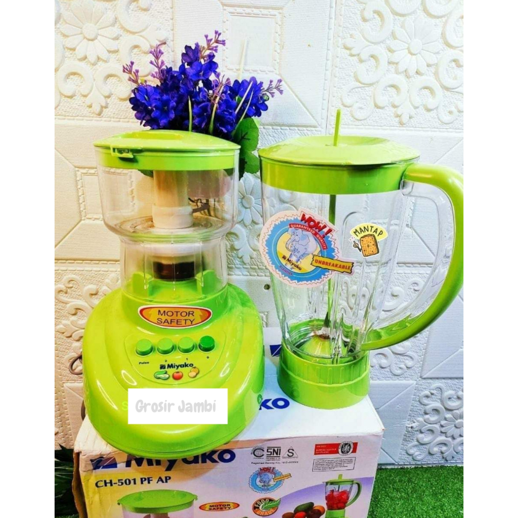 Miyako blender+chopper CH 501 PF AP 2 tabung plastik/juicer mesin/blend pelumat kacang dapur/Chopper