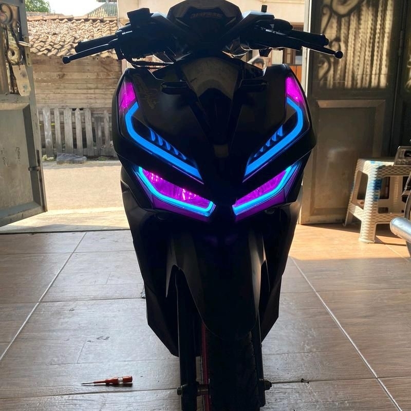 lampu alis vario 150 125 new fullset lampu alis vario new lampu alis slim non bintik waterprof