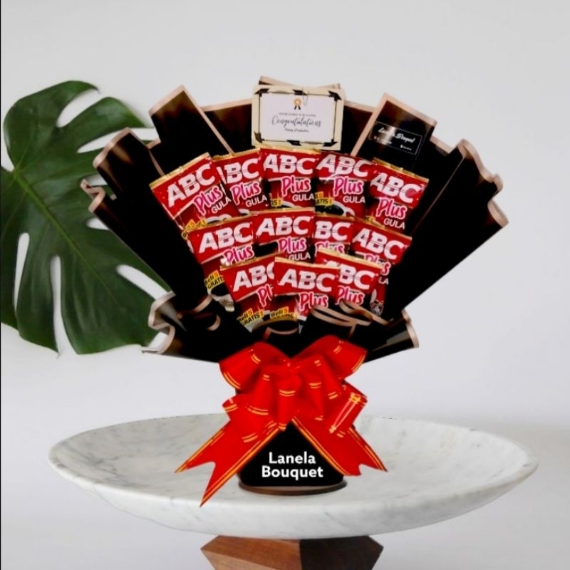 

Buket Kopi ABC Plus | Kado Ultah Hari Guru