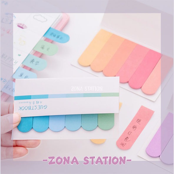 

[ZS] 1 Pcs/ Memo Sticky Note Stick Mini Color