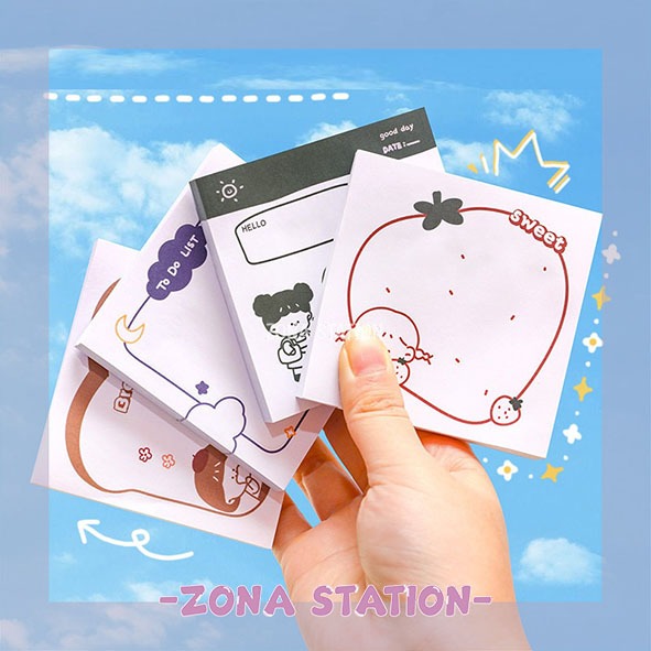 

[ZS] 1 Pcs / Memo Sticky Note To Do List Cute