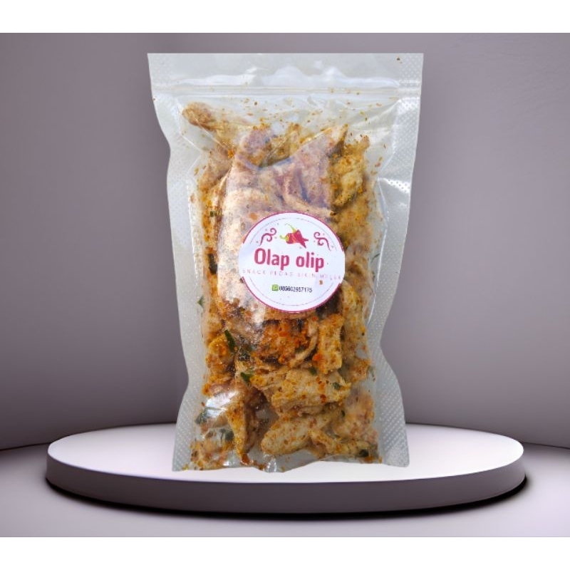 

Basreng pedas daun jeruk 1 pouch