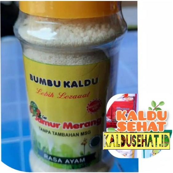 

PROMO KALDU JAMUR MERANG BOTOL 100 GR RASA AYAM ( PENYEDAP ALAMI TANPA MSG )