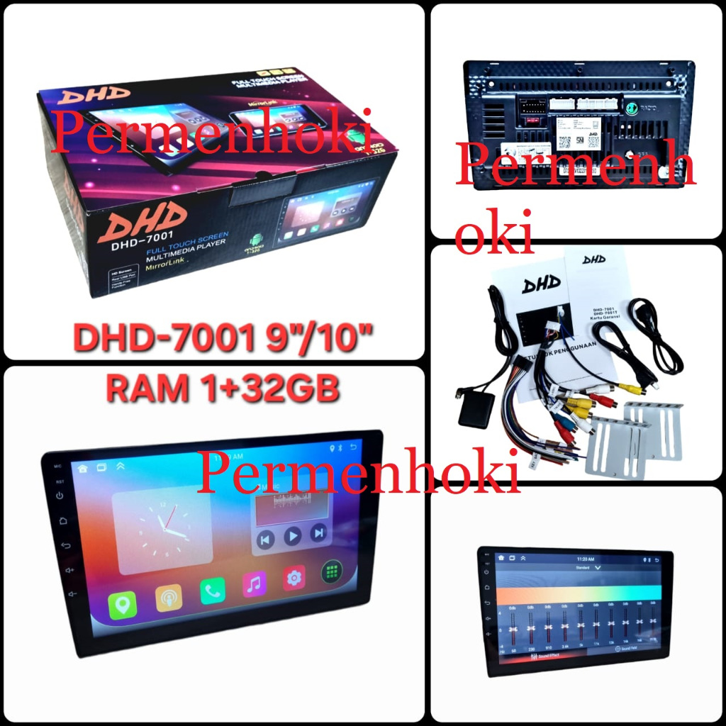 headunit android DHD-7001 / DHD 7001 9" dan 10"