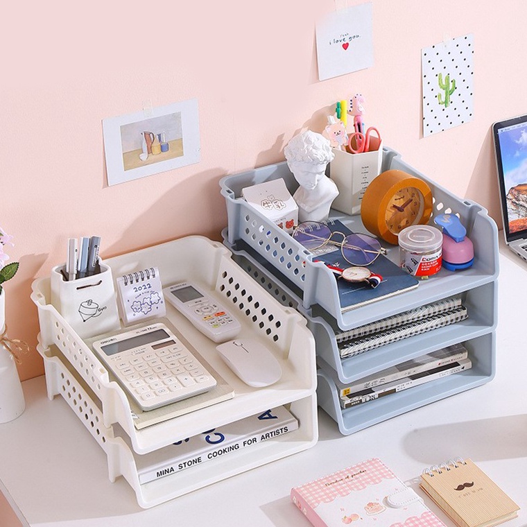 

ART U64A Starlight Rak Meja Tempat File Susun Dokumen Kantor Rak Berkas Stationery Rak Baju Kamar Mandi Rak Kosmetik File Organizer Rak Meja Serbaguna HSB16
