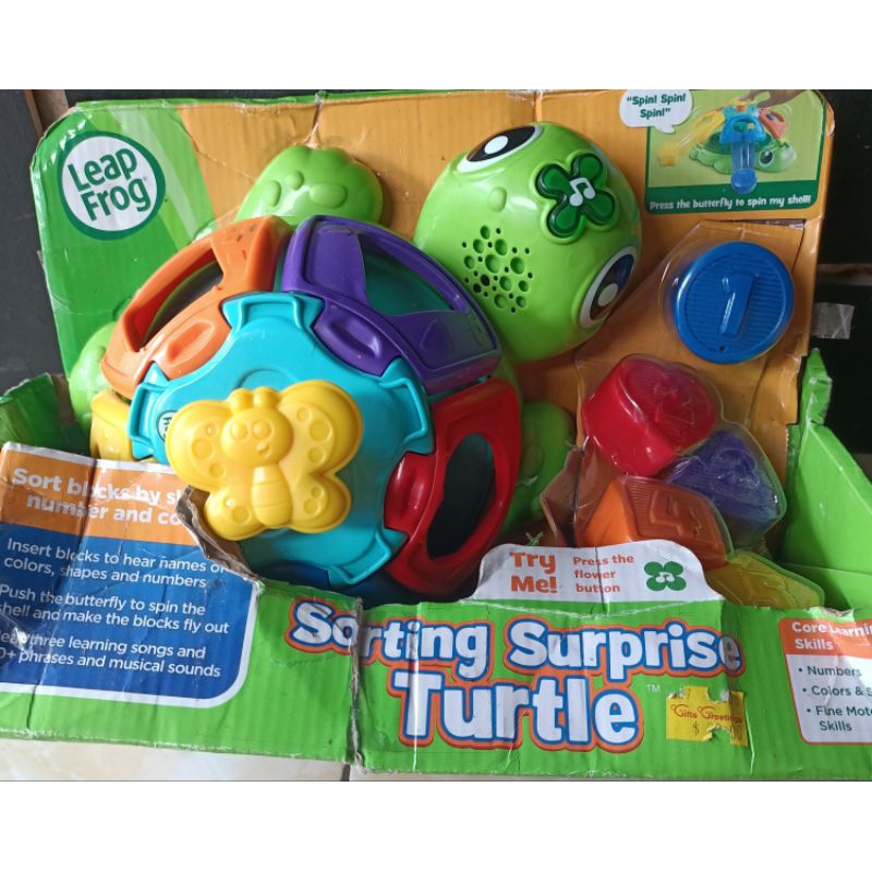 Leapfrog Sorting Suprise Turtle (pesanan mb nisa)
