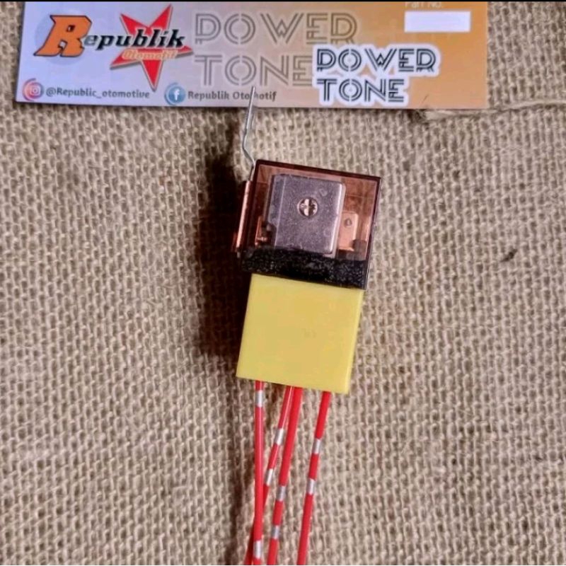 RELAY 4 KAKI Klakson dan Lampu High Qualty