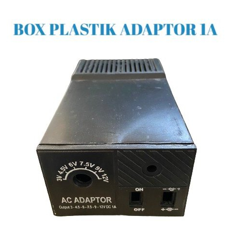 BOX ADAPTOR PLASTIK 1A BOX PLASTIK ADAPTOR 1AMPERE