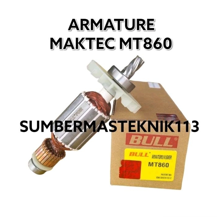 ARMATURE MT860 MAKTEC ANGKER ROTOR MESIN BOR MAKTEC MT 860 BULL
