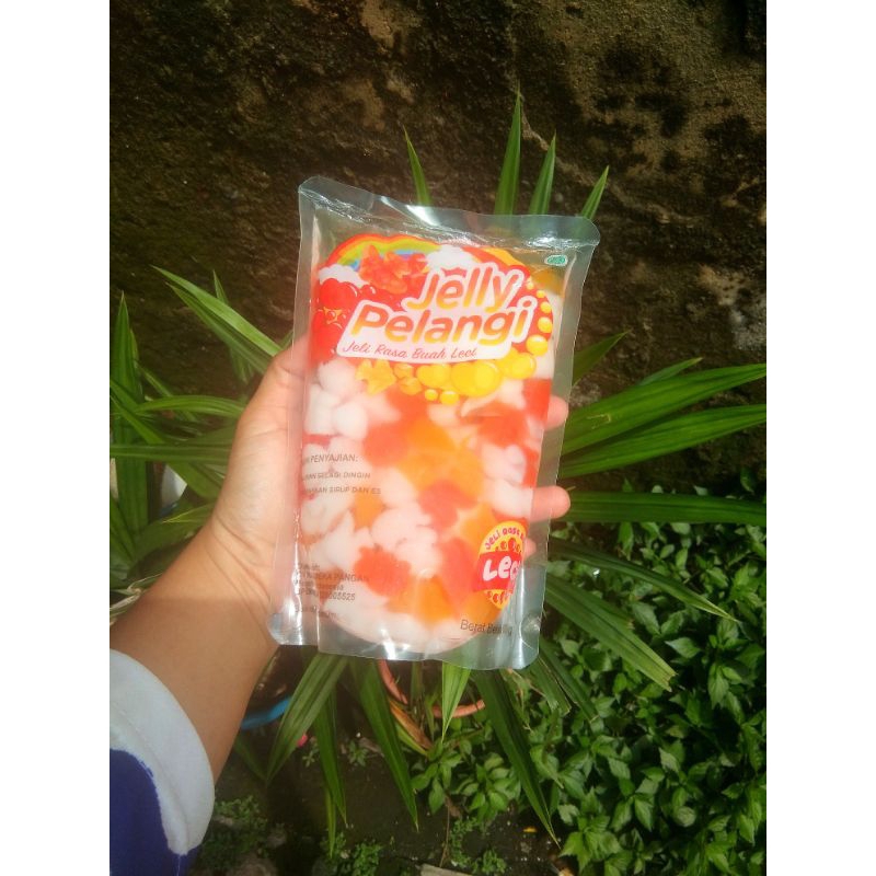 

JELLY PELANGI JELLY RASA BUAH LECI